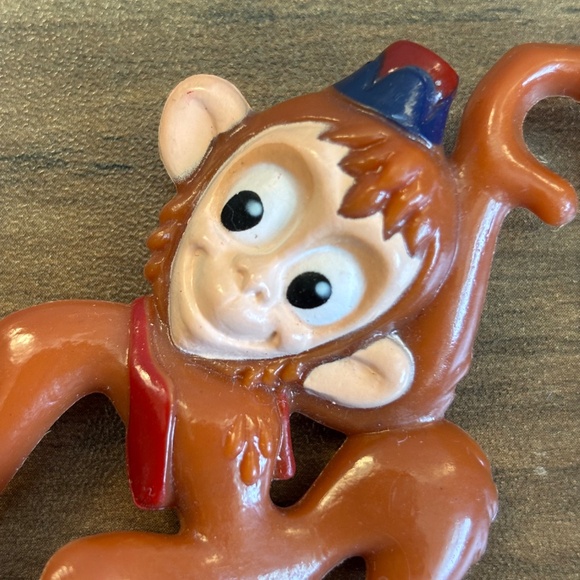 VINTAGE Mattel Disney ABU MONKEY Aladdin Toy Figure PVC Cake Topper Barbie 1992 - Picture 2 of 7